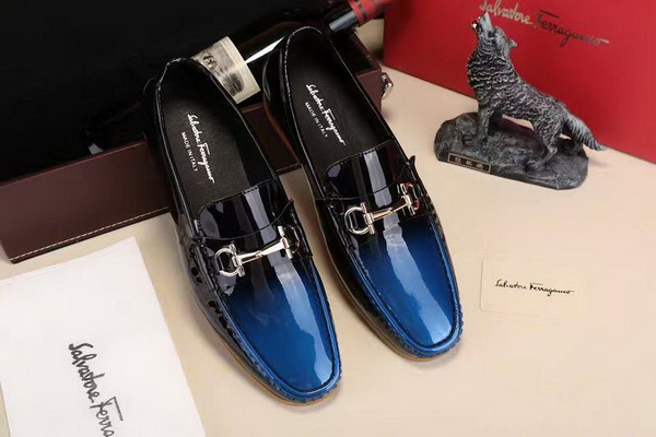 Salvatore Ferragamo Business Men Shoes--087